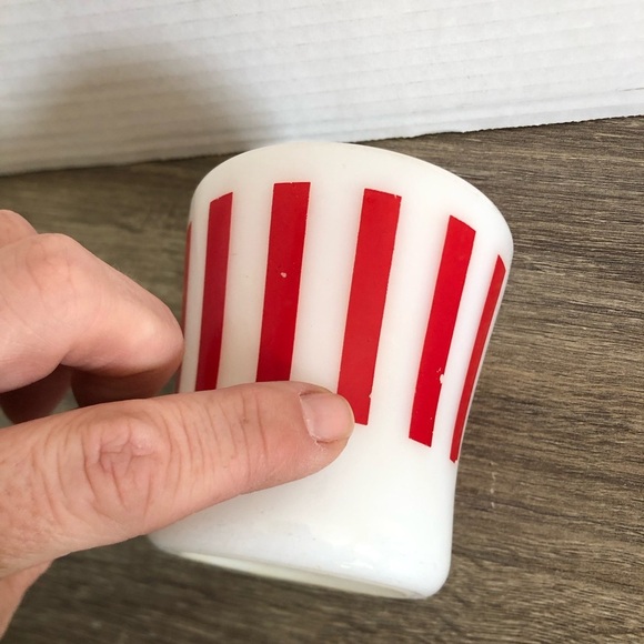 Vtg Federal Glass Striped Mug - Picture 13 of 13